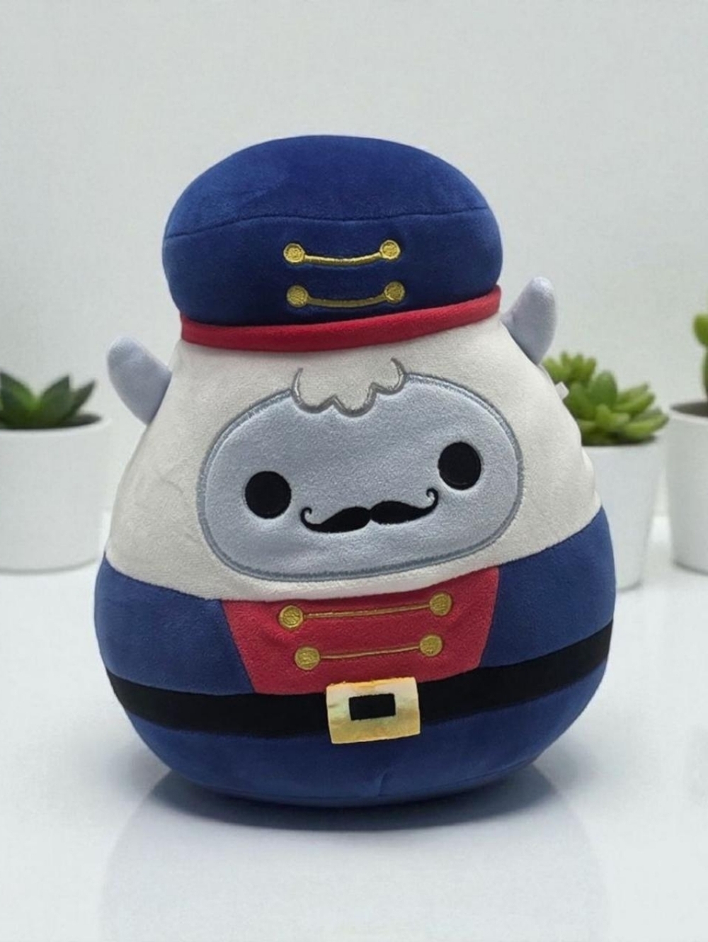 Yuri the Nutcracker Yeti Squishmallow Christmas Plush 7.5in